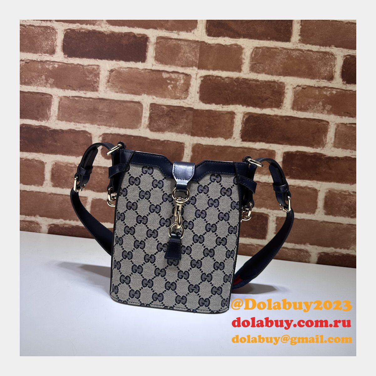 Original GG Small 782919 Gucci Designer Fake Bucket Bag