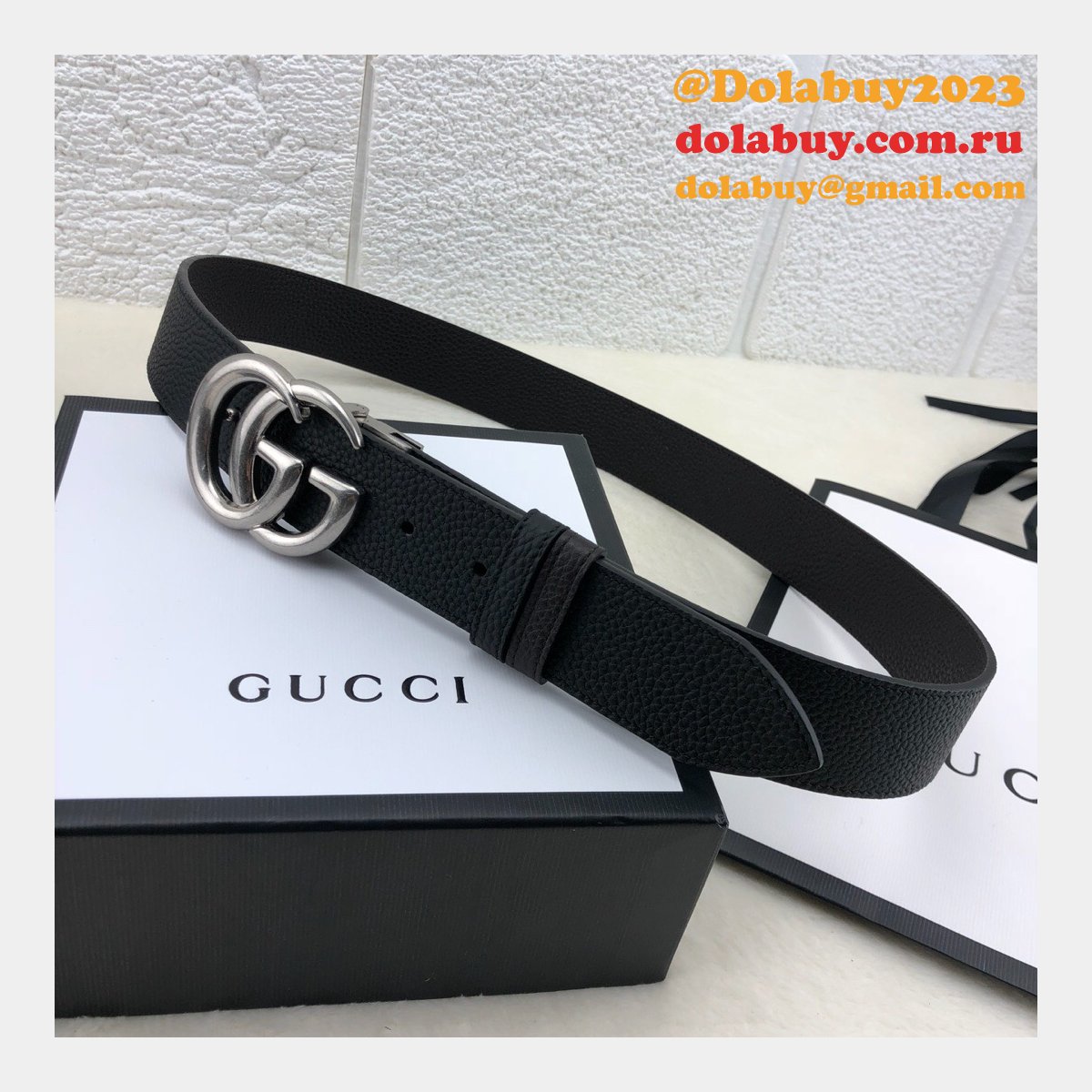 aaa+ G*u*i 38mm replica gg sliver/golden black belt