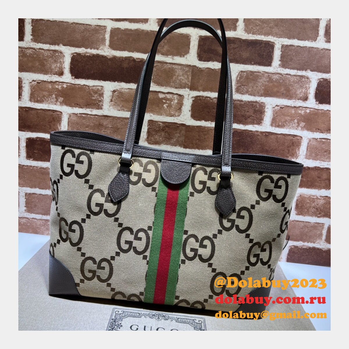 Replica Gucci Perfect Ophidia jumbo GG medium tote 631685 Bag