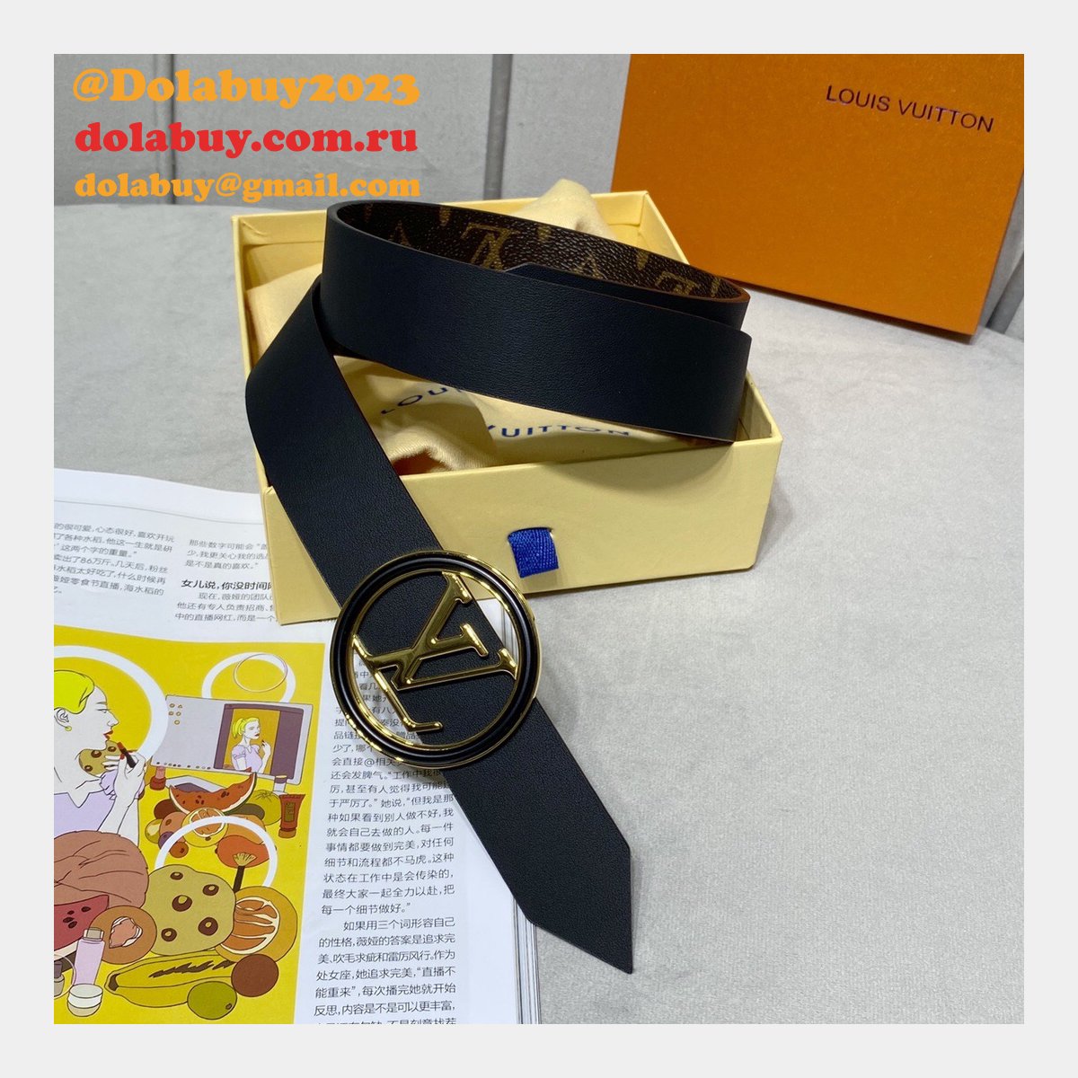 Replica Louis Vuitton All Around 35mm Belts