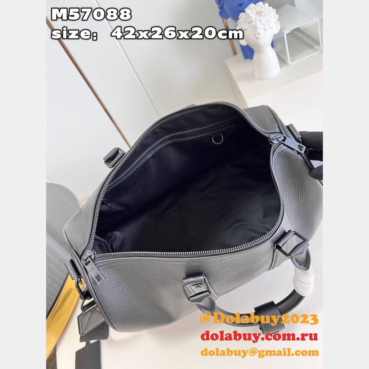 Keepall Replica Louis Vuitton M21420/M57088 Bandouliere 42/50 Travel Bag