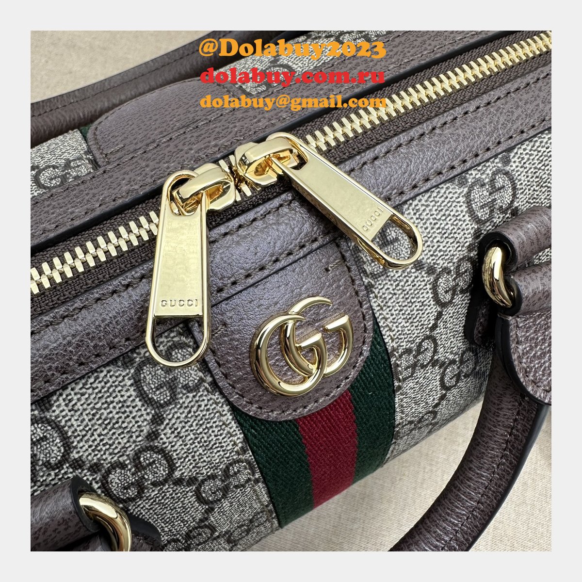Perfect Ophidia GG Gucci Replicas Top Handle High 772061 Bag