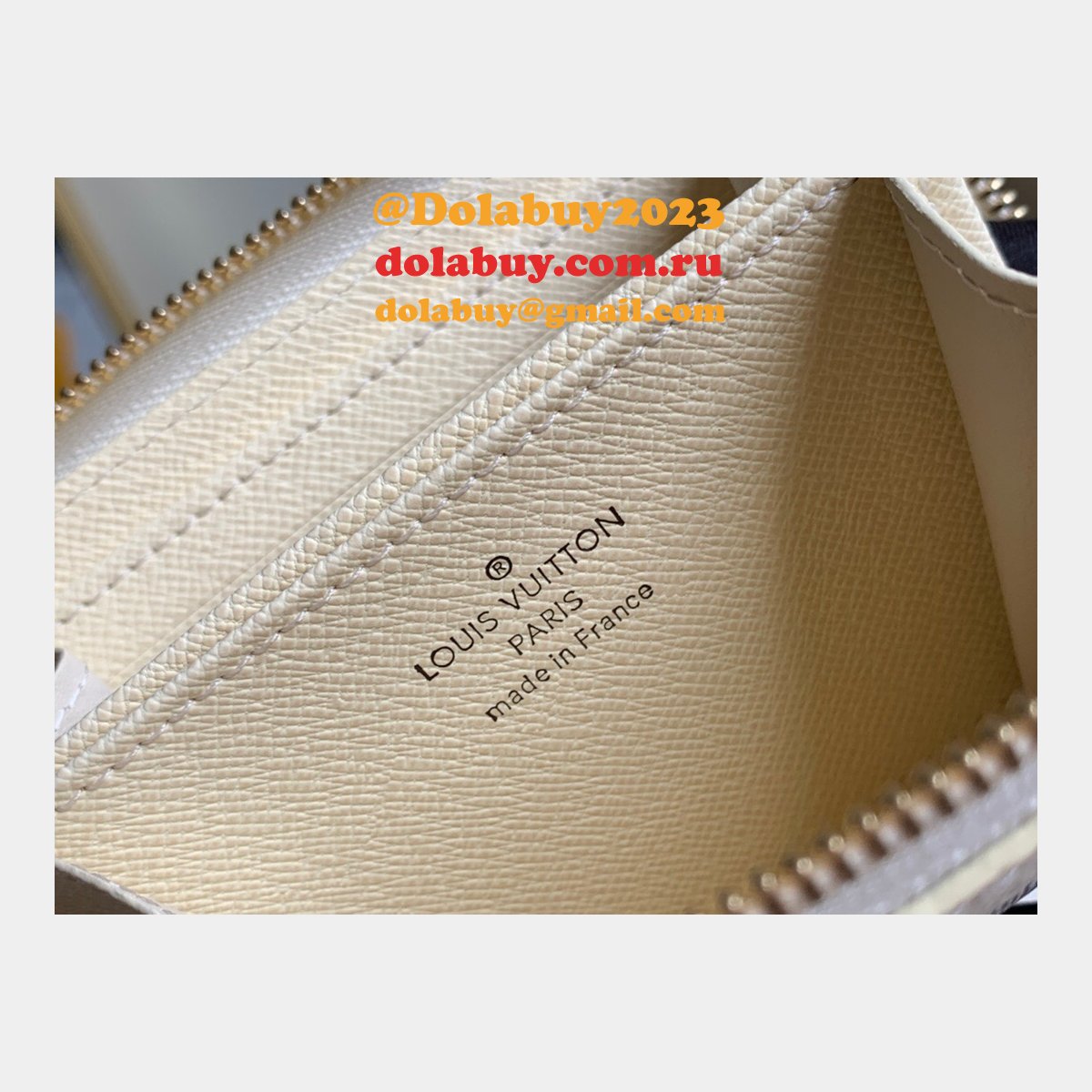 Louis Vuitton Replica N63069 Zippy Coin Purse Damier Azur Canvas