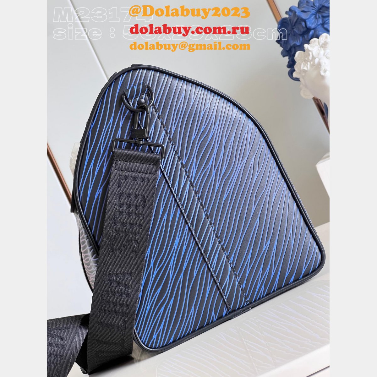 Designer M23174 Fake Travel Keepall Bandoulière 50 A05 Louis Vuitton Bag