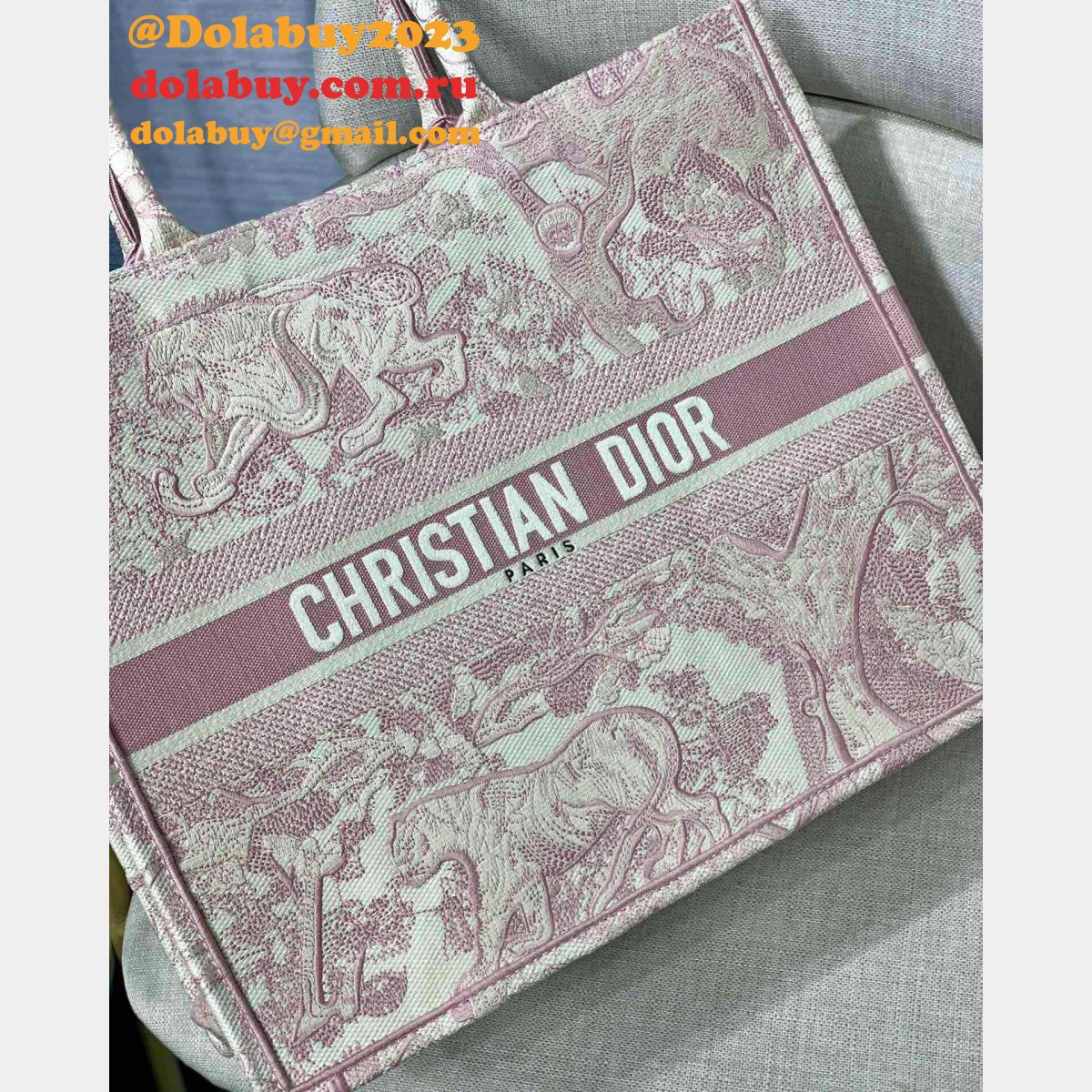 Christian Dior CD Book Tote Replica Bags