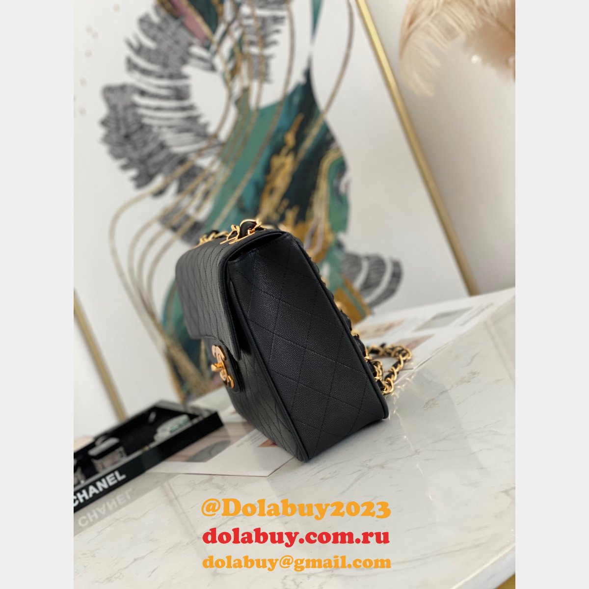 7 Star Site For Replica CC CF Black Bags Sale China