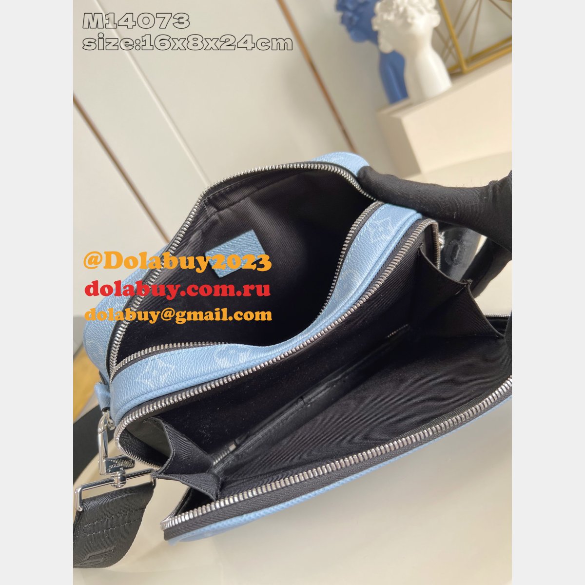 Louis Vuitton Alpha Messenger Taigarama M14073 Women Bags