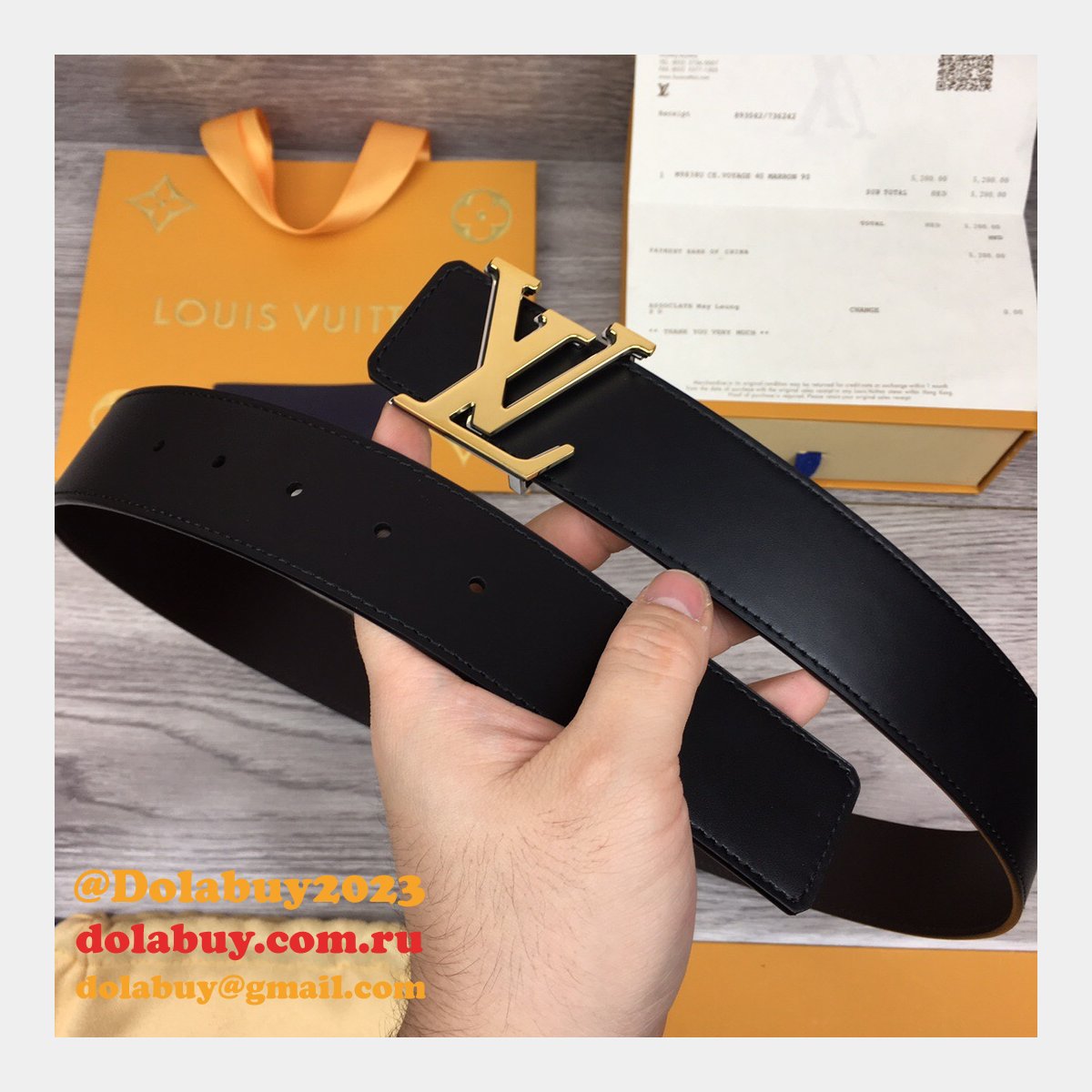 Replica Louis Vuitton AAA+ Designer 40mm Belts