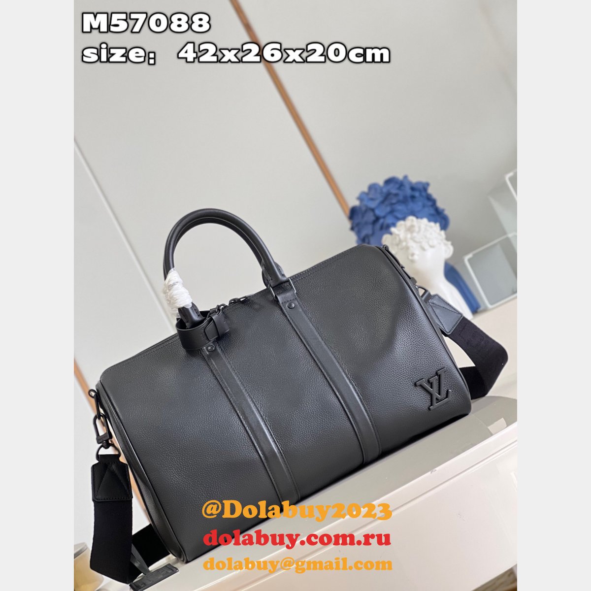 Keepall Replica Louis Vuitton M21420/M57088 Bandouliere 42/50 Travel Bag