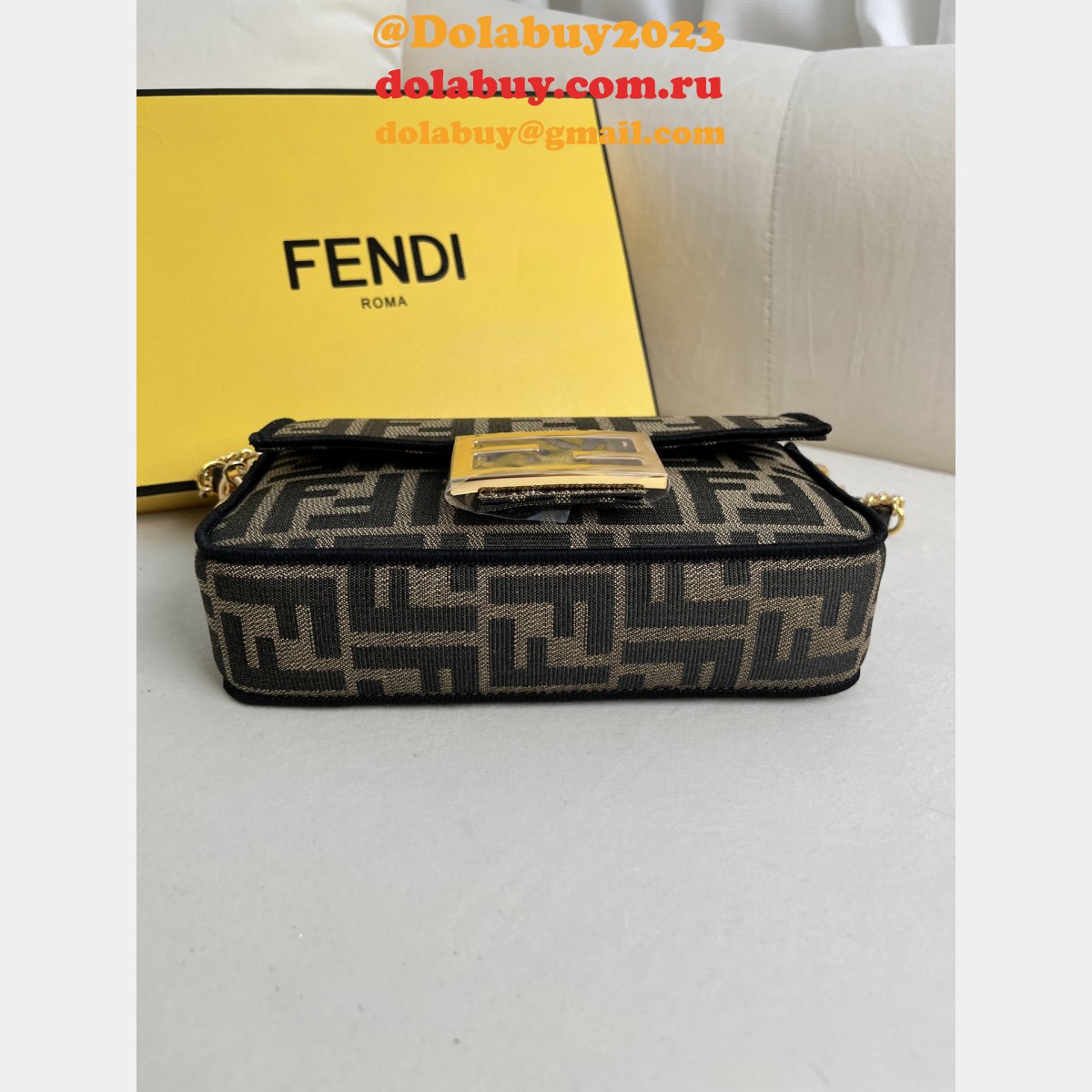 Best FENDI Iconic Baguette FF logo Luxury HANDBAG