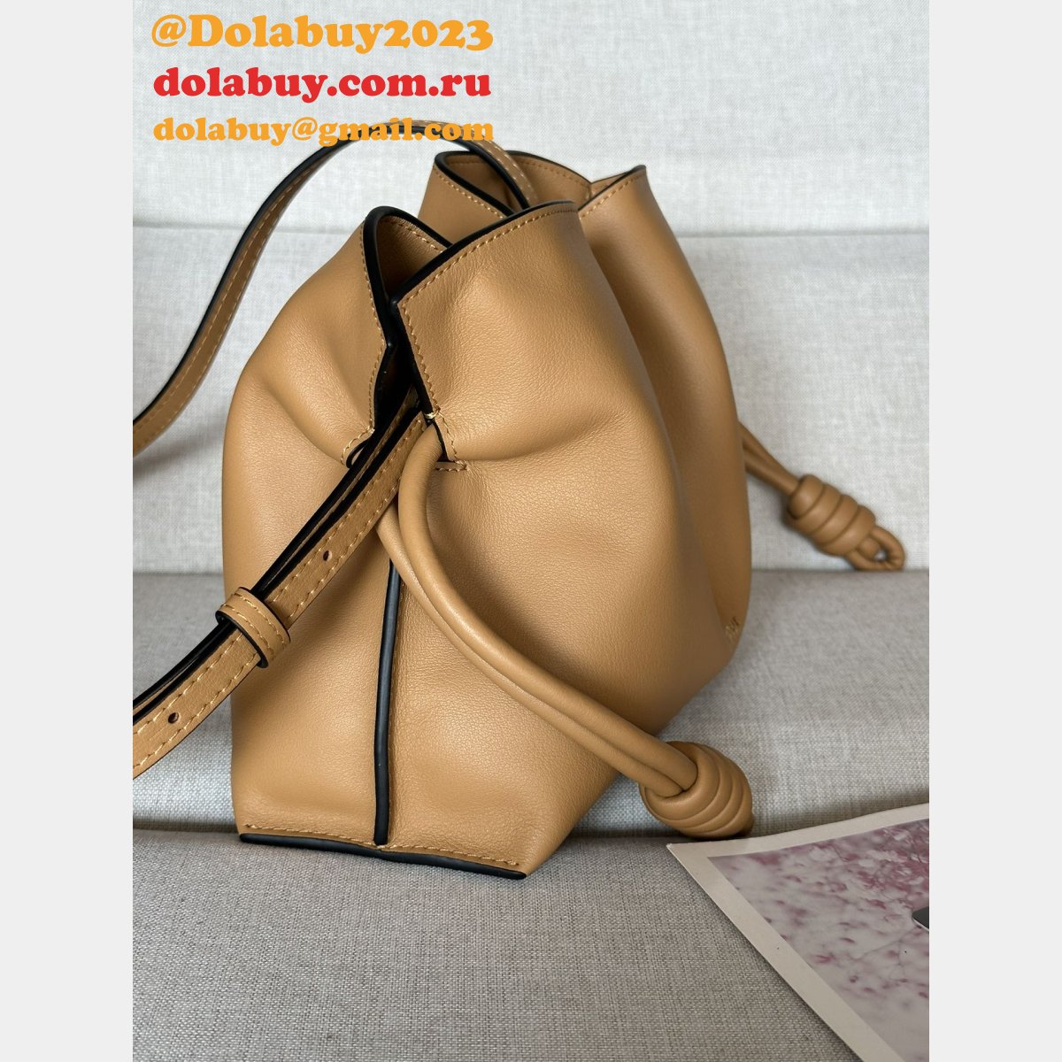 Replica Loewe Mini Flamenco Clutch In Nappa Calfskin 23CM