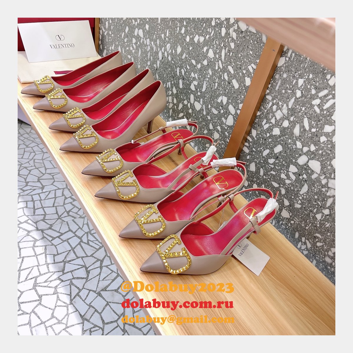 Get 1:1 High-Quality Valentino High heel Replica Shoes at Cheap Price