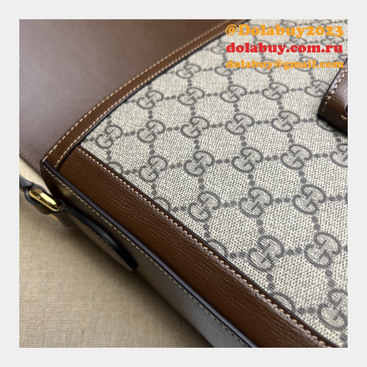 Gucci Horsebit 700457 Best 1955 Crossbody 1:1 Mirror Beige Bag