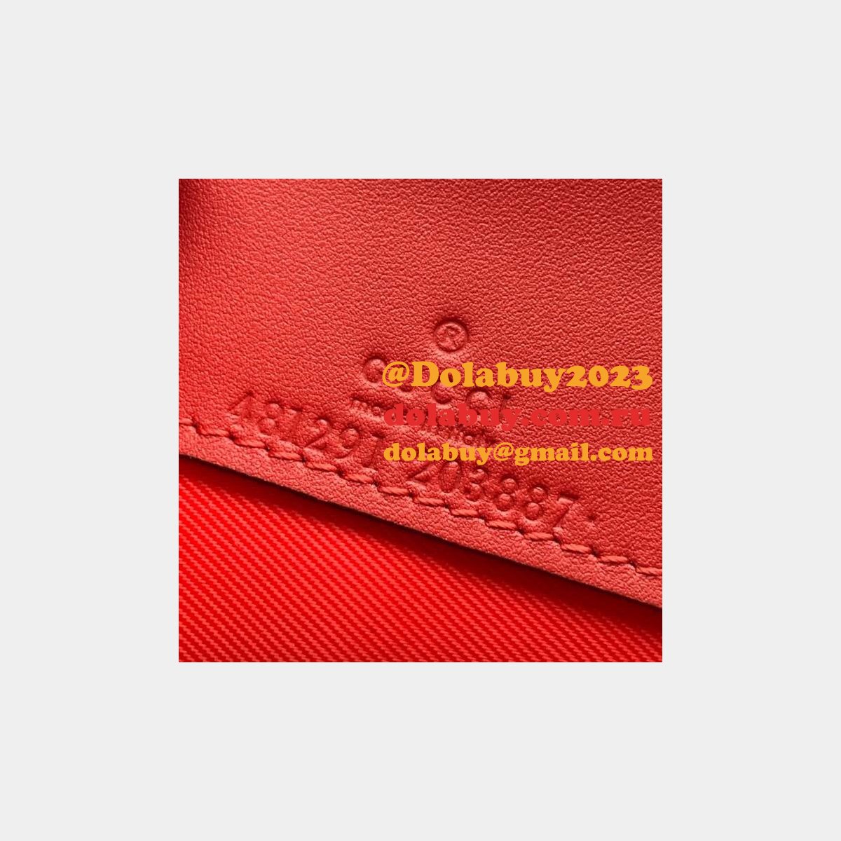 Gucci Designer Beige GG Supreme mini bag with cherries