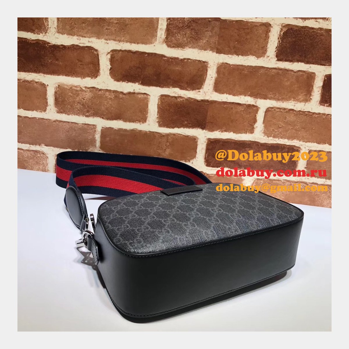 Cheap Gucci 574886 Top Quality GG Black shoulder bag