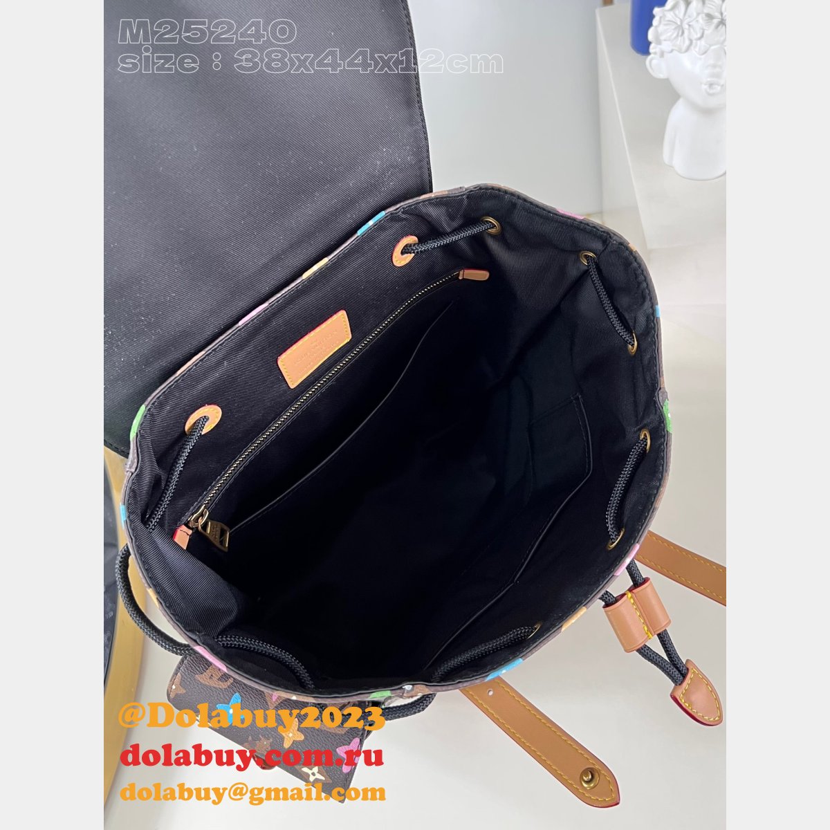 Designer LOUIS VUITTON Christopher Monogram Craggy backpack M25240