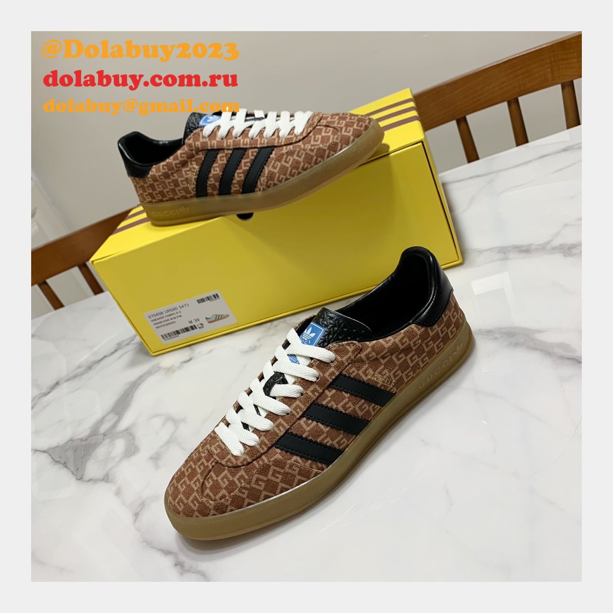 duplicate G*u*i x adidas shamrock joint skate men/women shoes