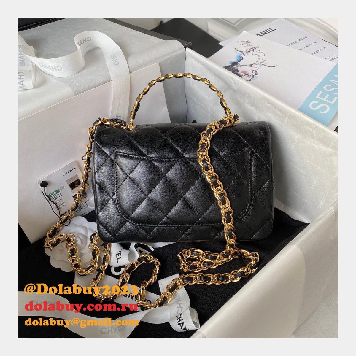 Perfect Fake Best Flap AS4023 Copy Top Handle Bag