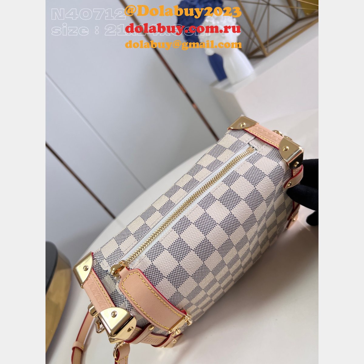 Wholesale Louis Vuitton N40712 Side Trunk MM Top Quality Bag