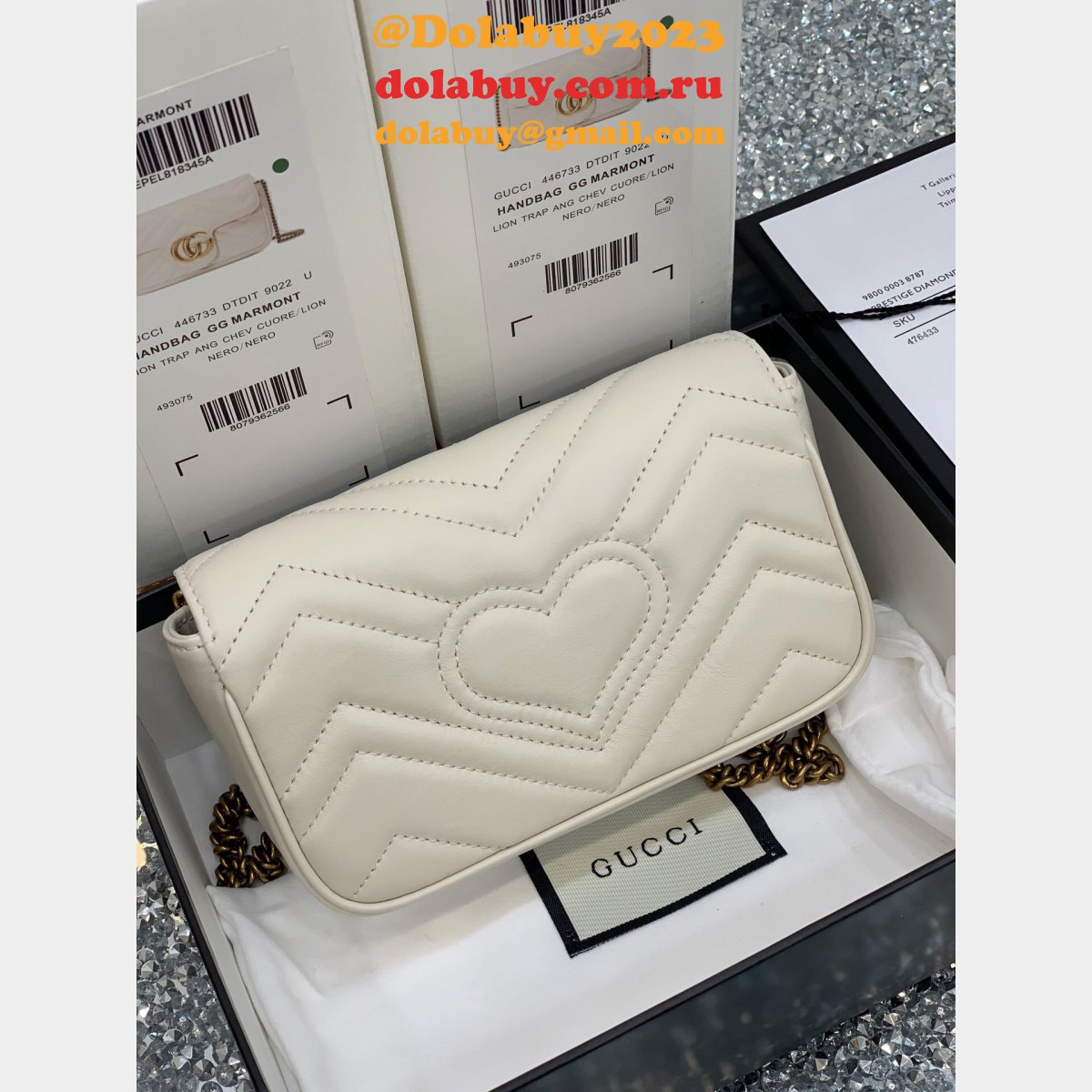 G*u*i wholesale gg marmont mini chain shoulder 476433 bag