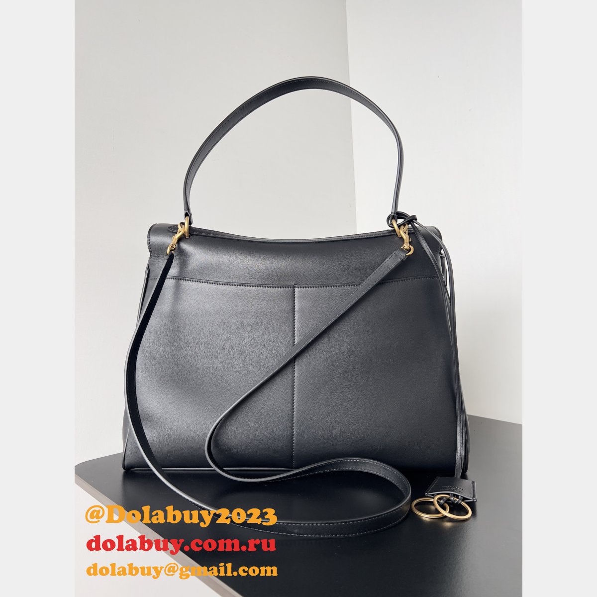 Balenciaga 789779 Black Rodeo Hand Shoulder Replica Bag
