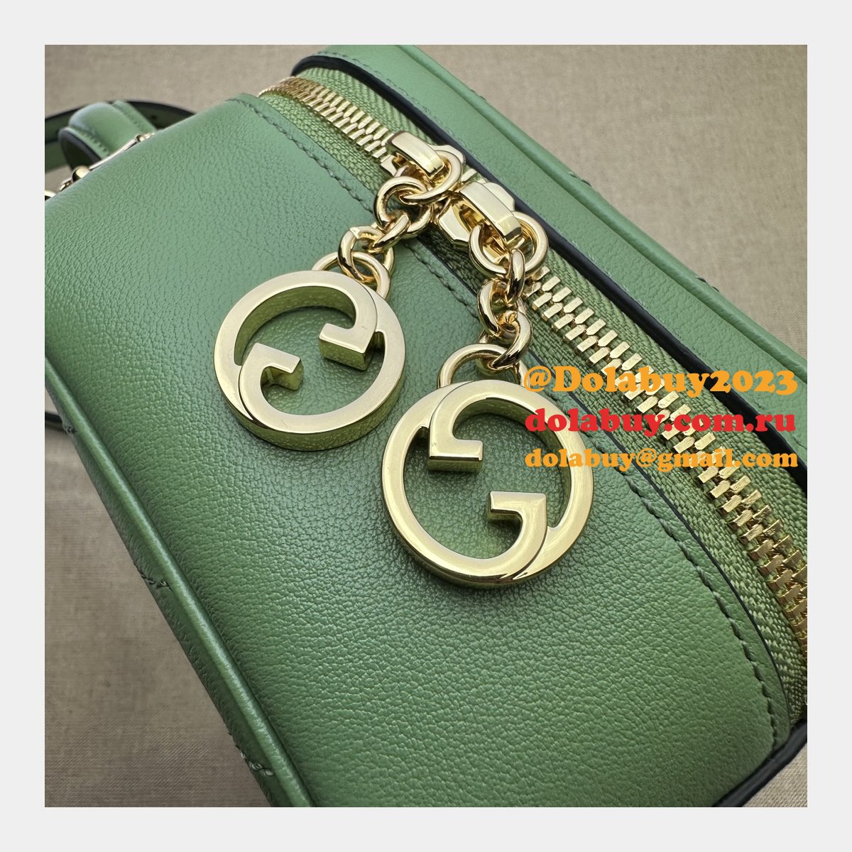 designer G*u*i replica crossbody 744434 blondie top bag