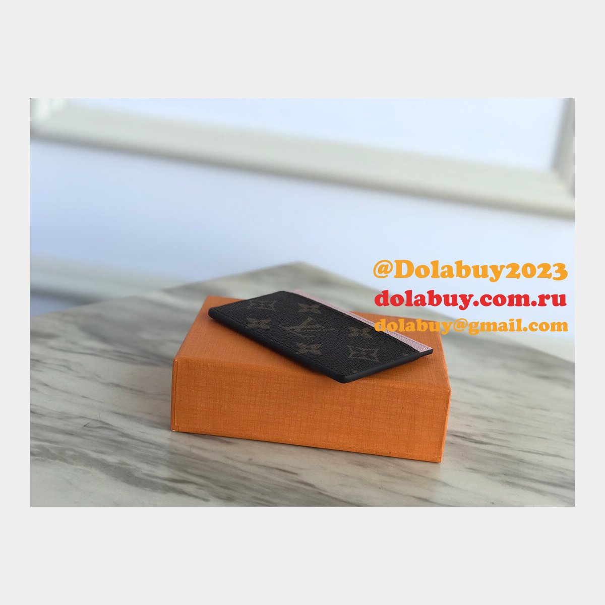 Knockoff LV Card Holder Monogram Canvas M61733