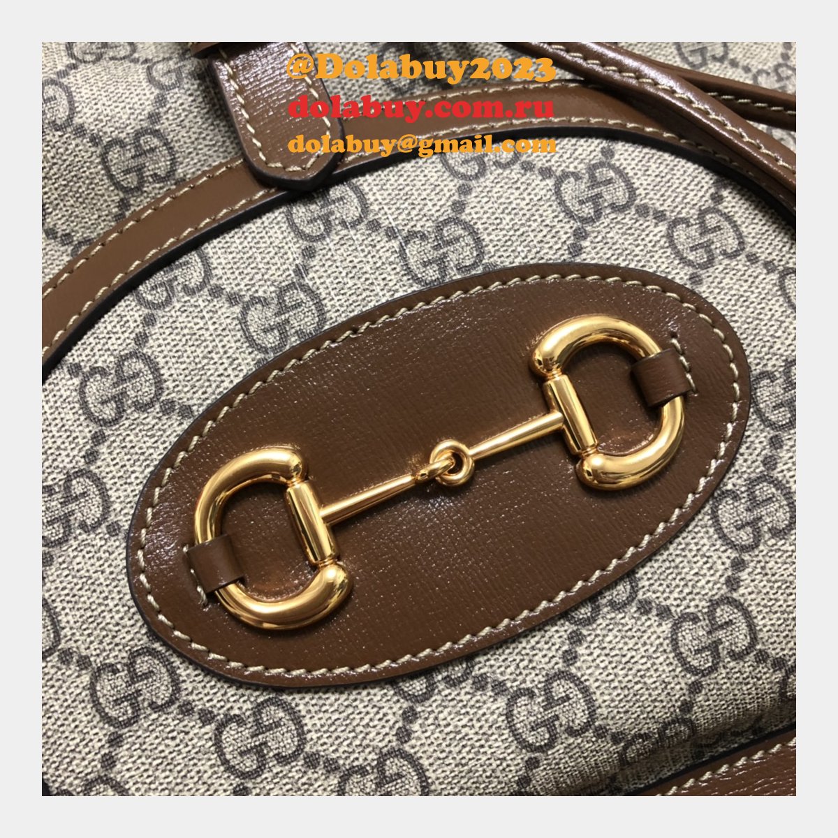 designer G*u*i replica horsebit 1955 backpack beige 620849 bag