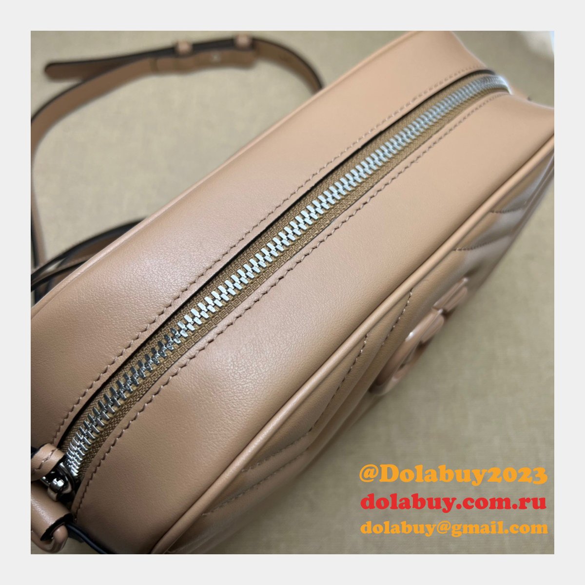 G*u*i 447632 marmont replica shoulder emerald leather bag