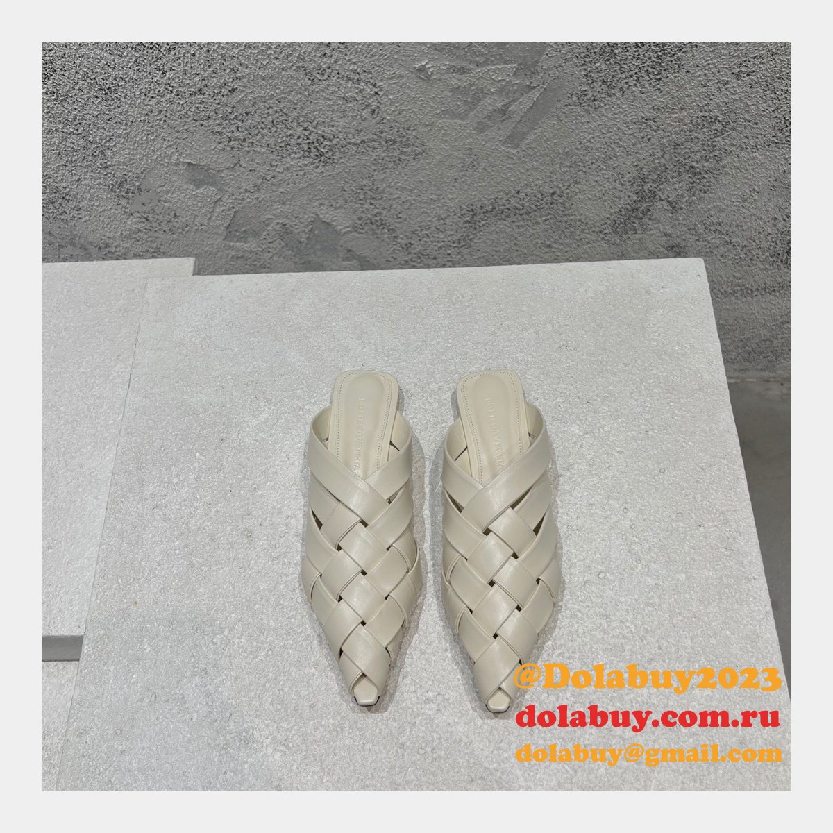 Designer Replica Bottega Veneta Top Quality Flat Sandals Shoes