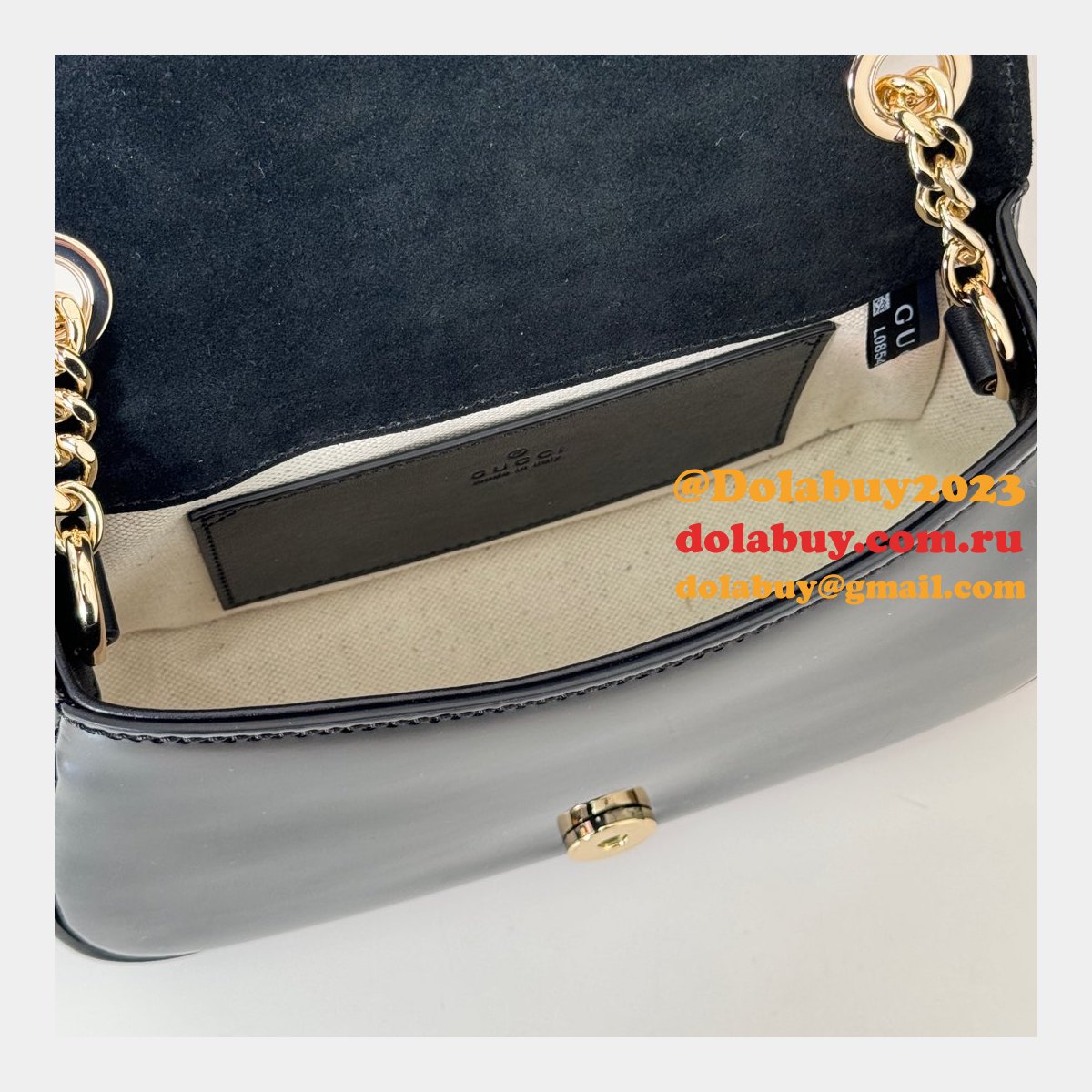 Luxury Gucci Blondie 815711/815715/815719 Shoulder Black/Red Duplicate Bag