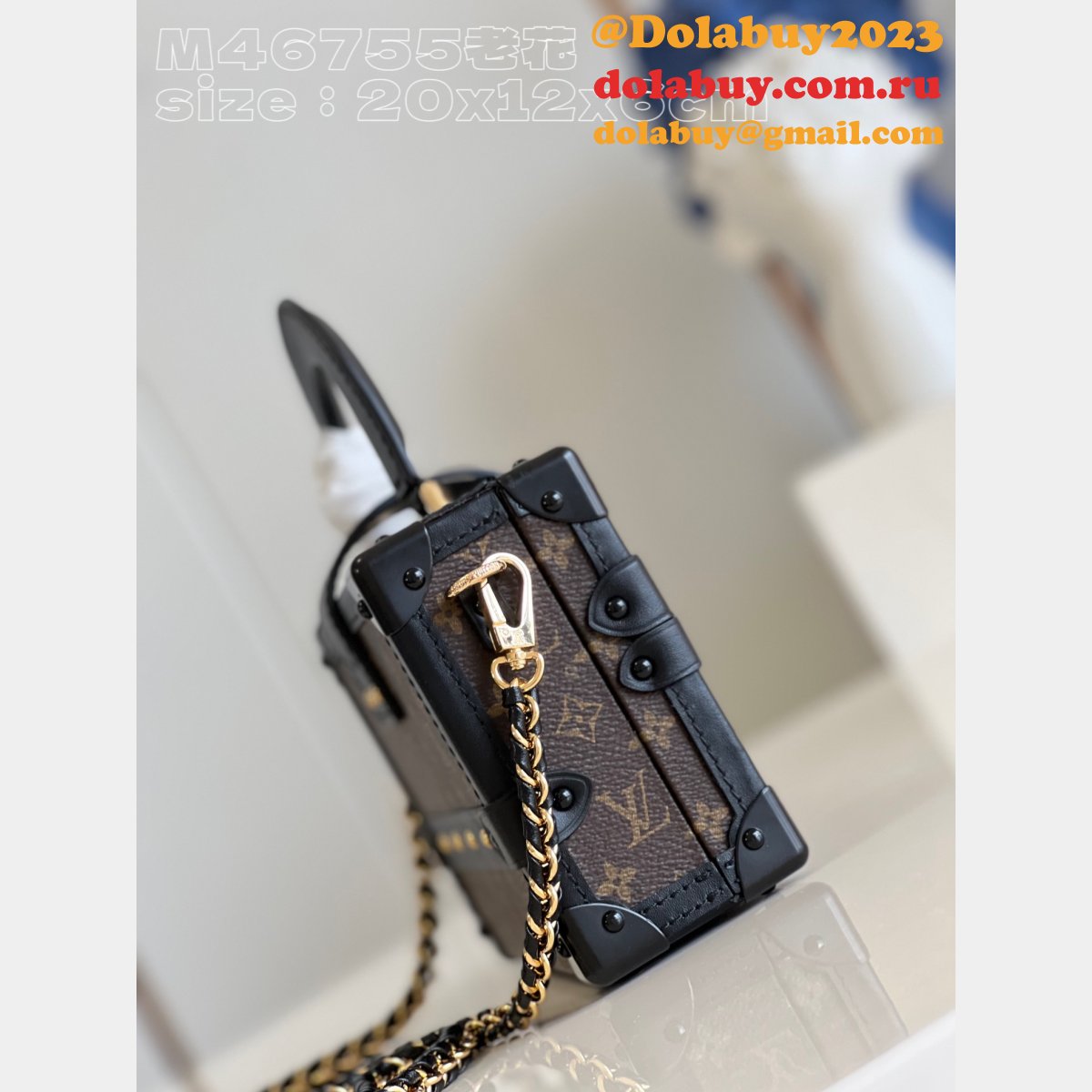 Replica M46755 Petite Malle Capitale Monogram 7 Star Louis Vuitton Bag