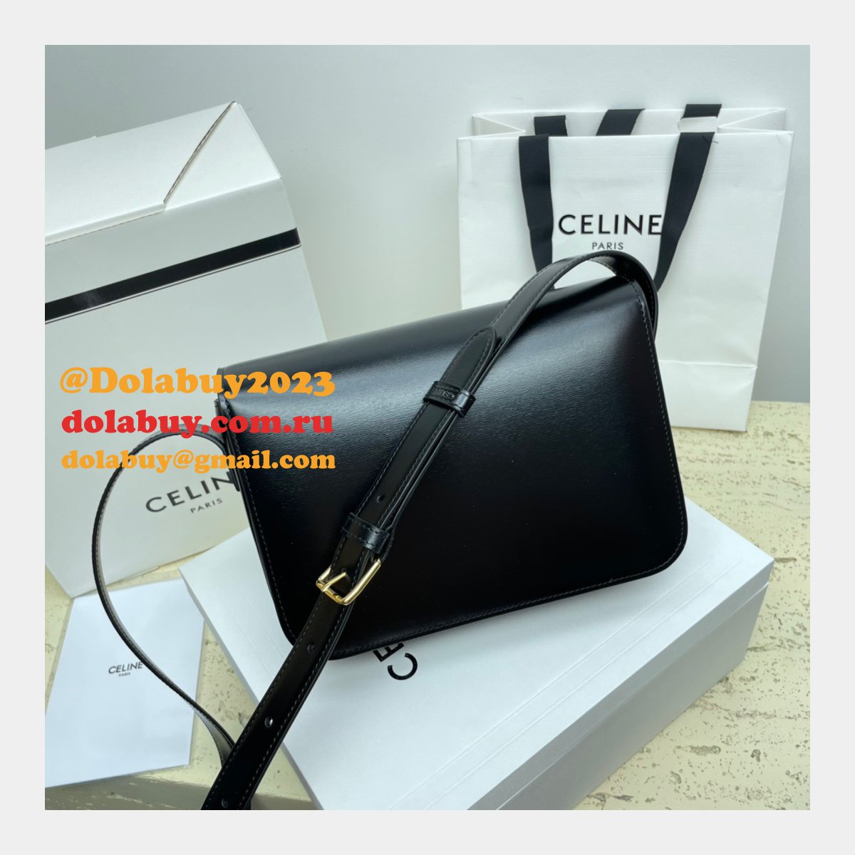 Replica Best Celine Triomphe 22cm Bag Dupe You Can Afford