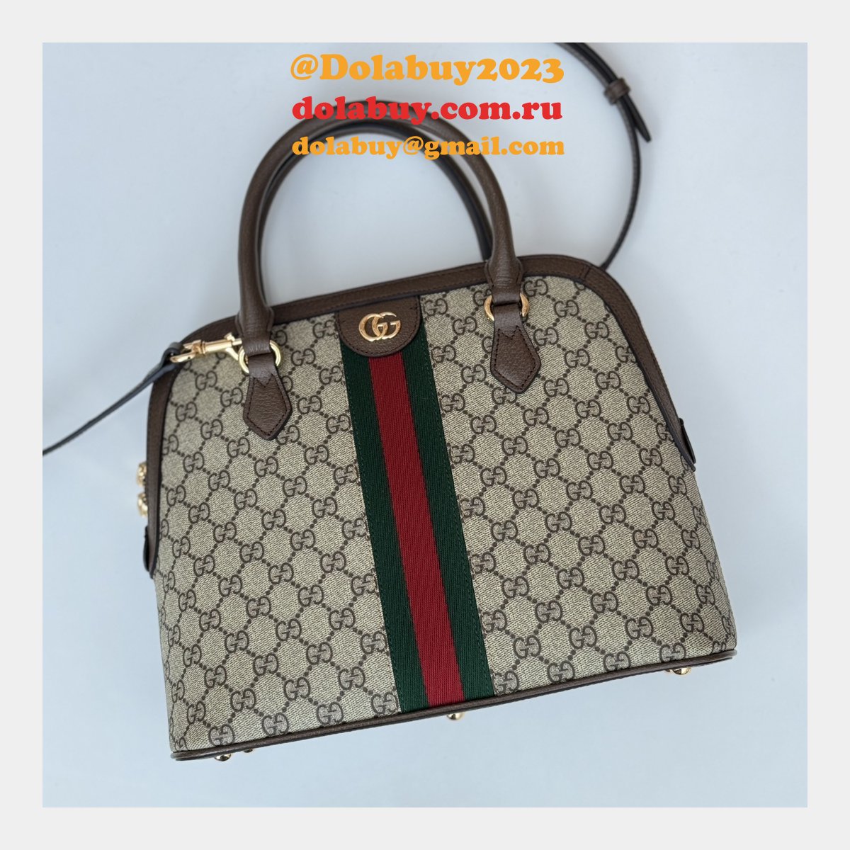 Ophidia Medium Top Handle 795258 Designer Gucci Fake Bag