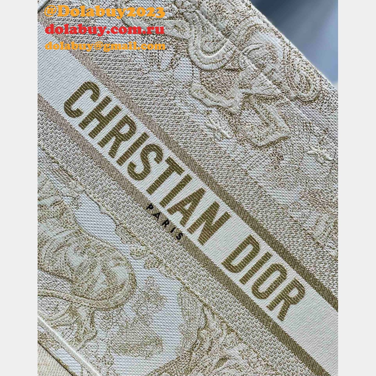 AAAA Quality Replica Dior CD Book Tote Super Fake Designer Bags