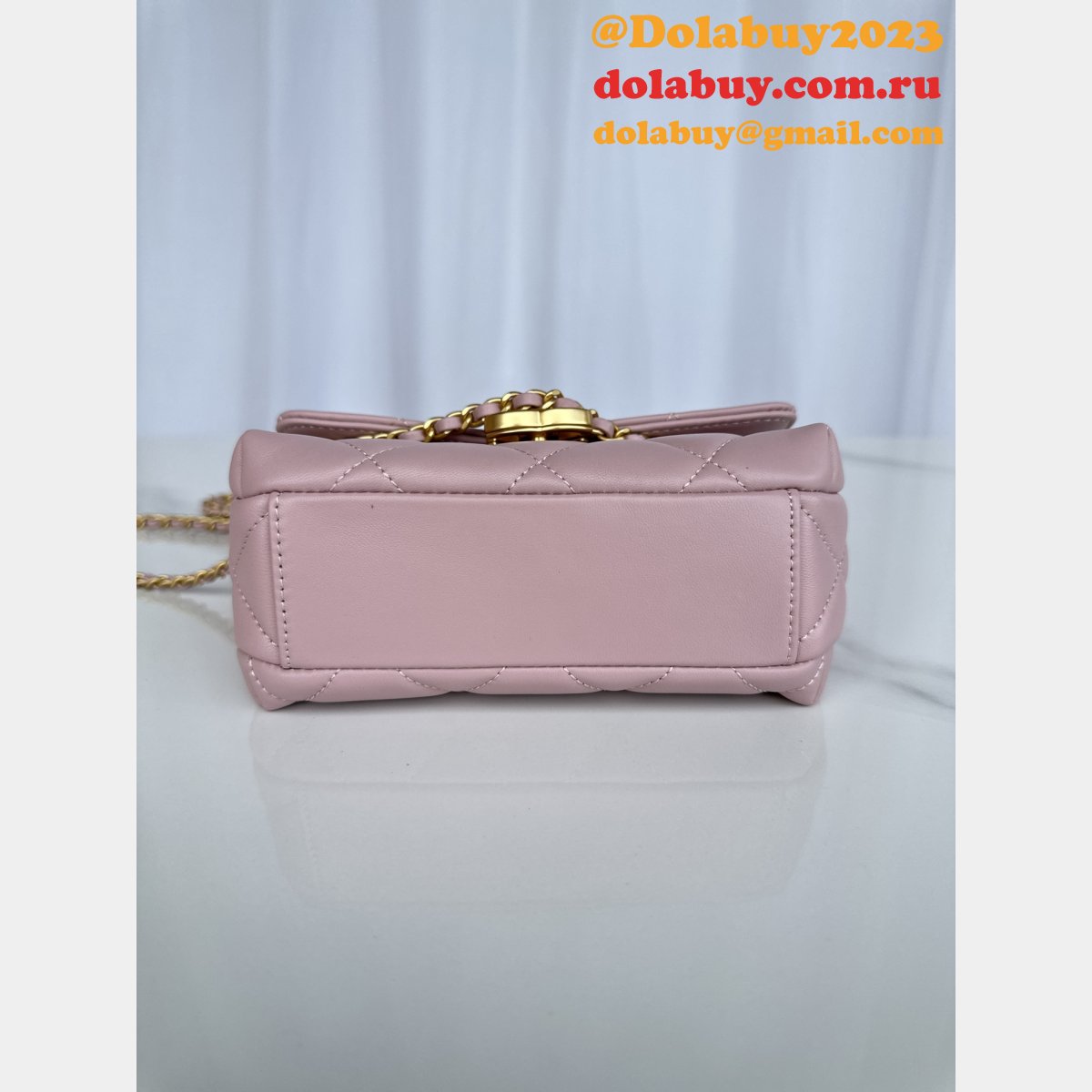 Top Quality CC Shiny Lambskin Crossbody Bag AS4986