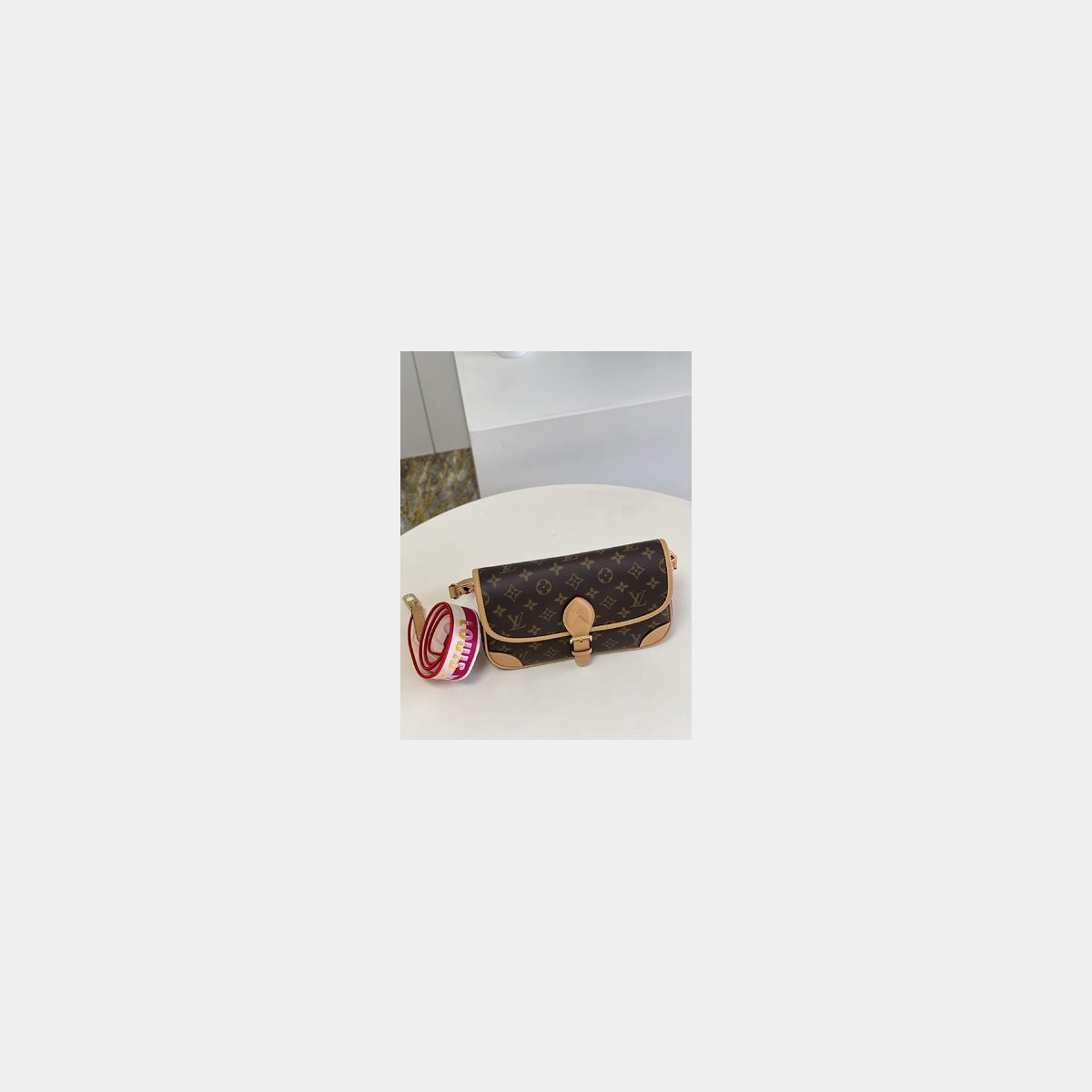 Replica Louis Vuitton Copy Diane Monogram M46049 Fuchsia Bags