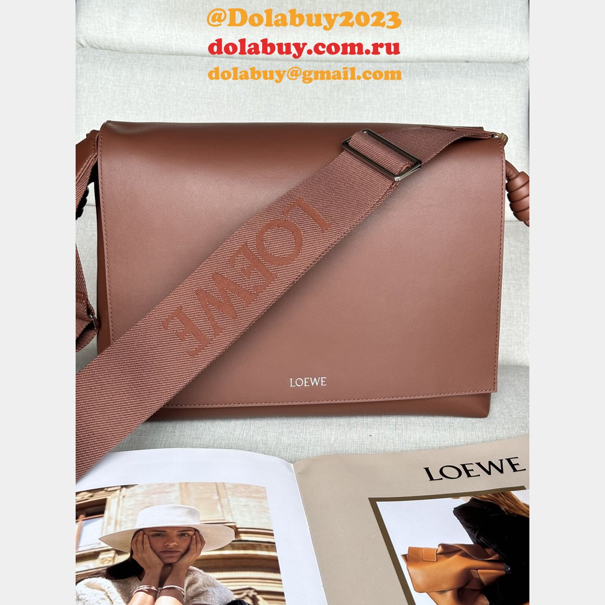 Best loewe Flamenco satchel Cheap Messenger Bag