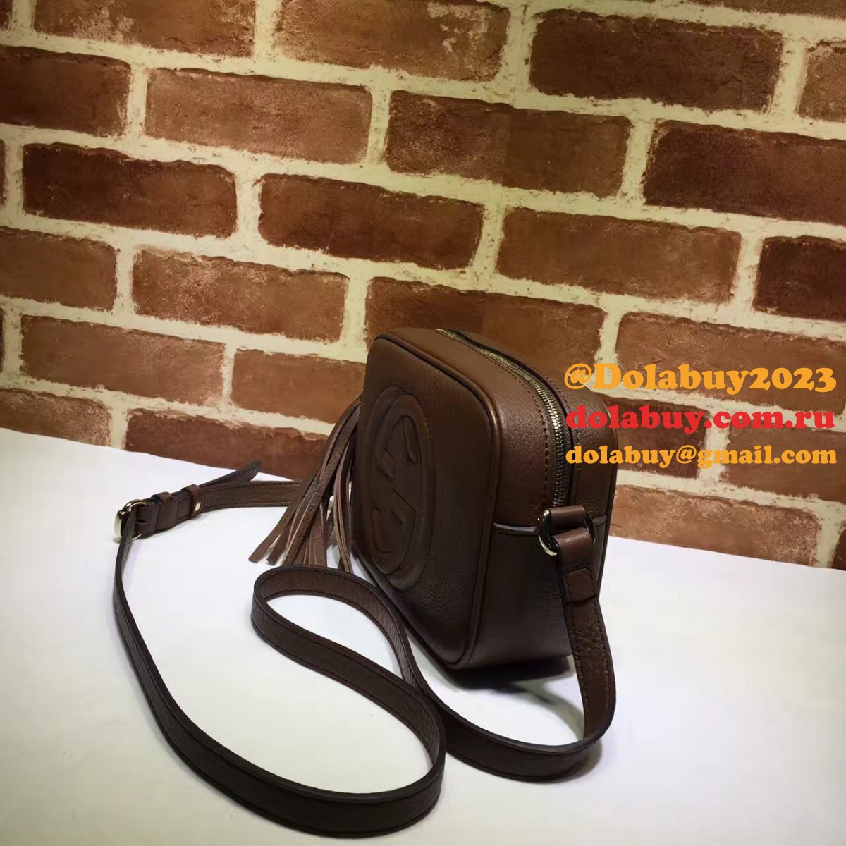 aaa+ G*u*i replicas soho small leather disco 308364 bag