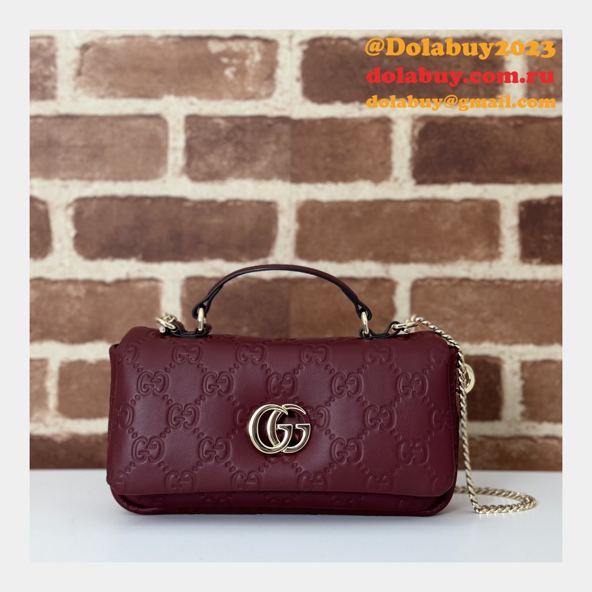 Gucci Duplicate GG Milano 806017 Top Handle High Bag
