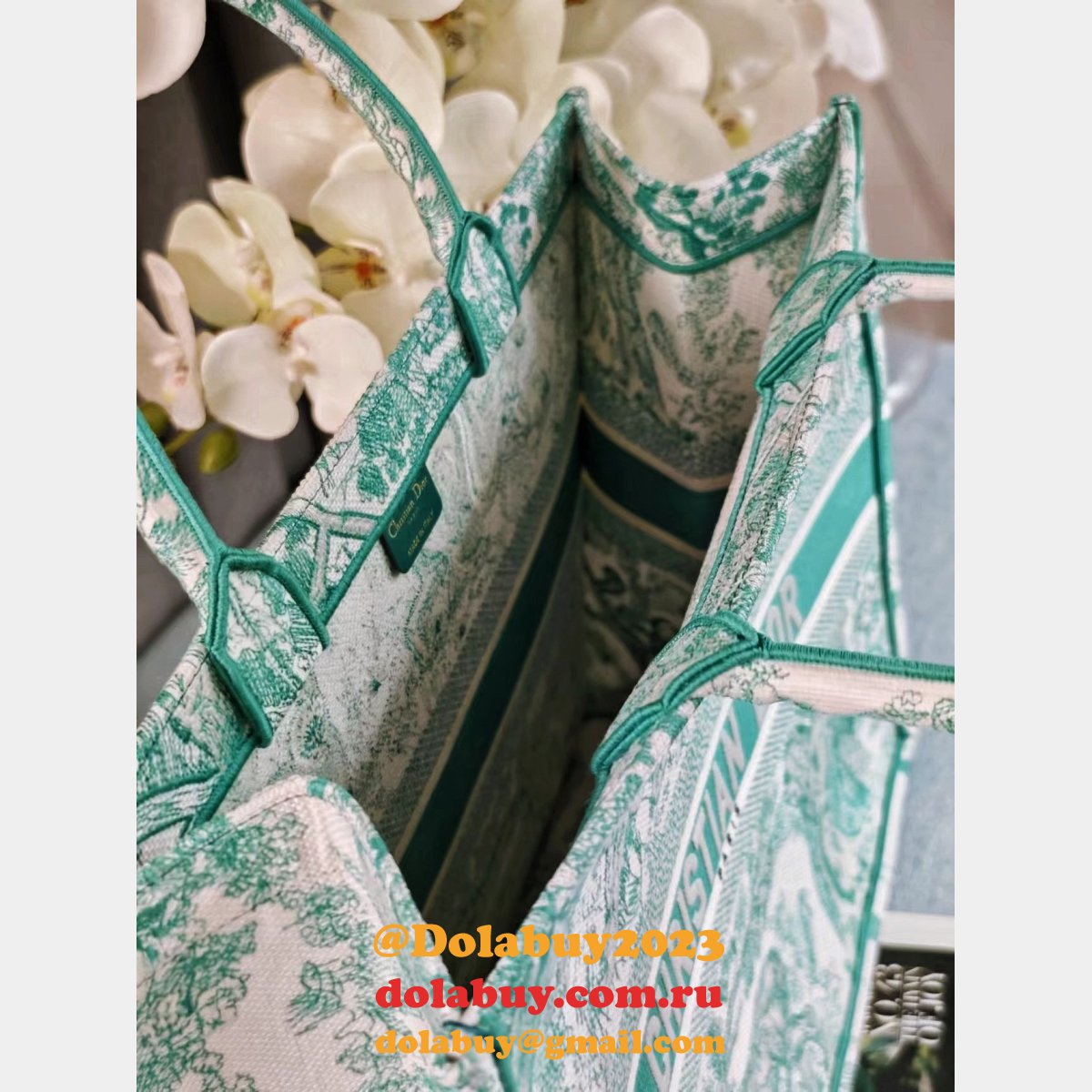 Top Quality Christian Dior Paris Reverse book Tote