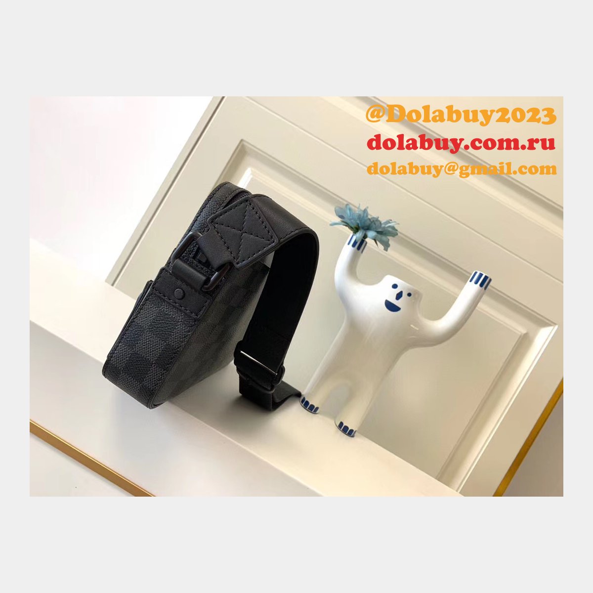 Louis Vuitton N40364 Alpha Messenger Damier Graphite Canvas