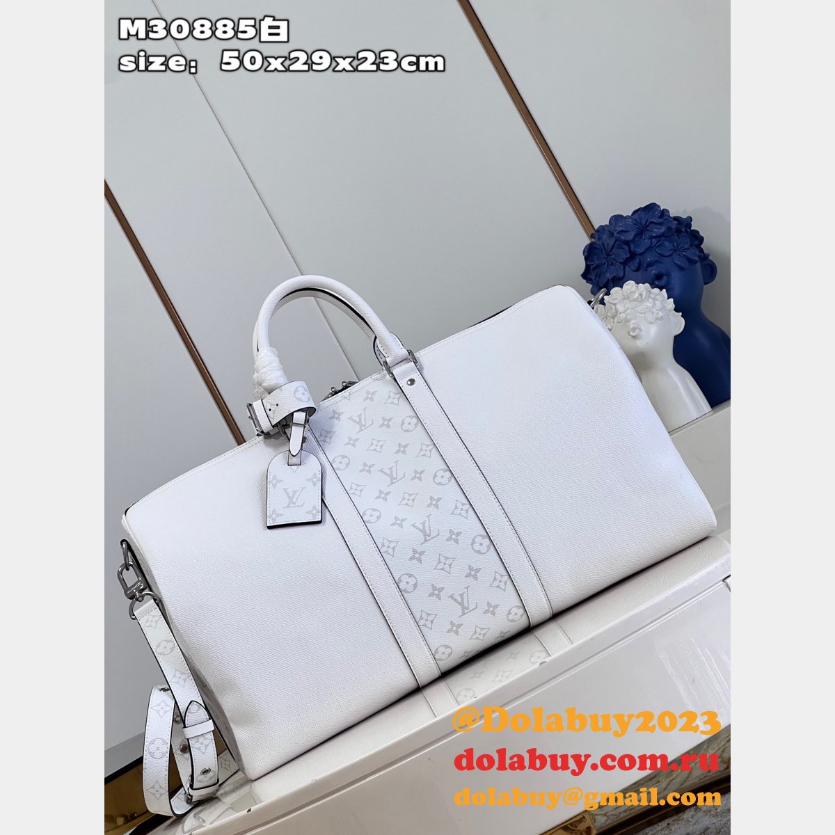 UK Louis Vuitton Travel Replica Keepall Bandoulière 50 Taigarama M30885 Bag