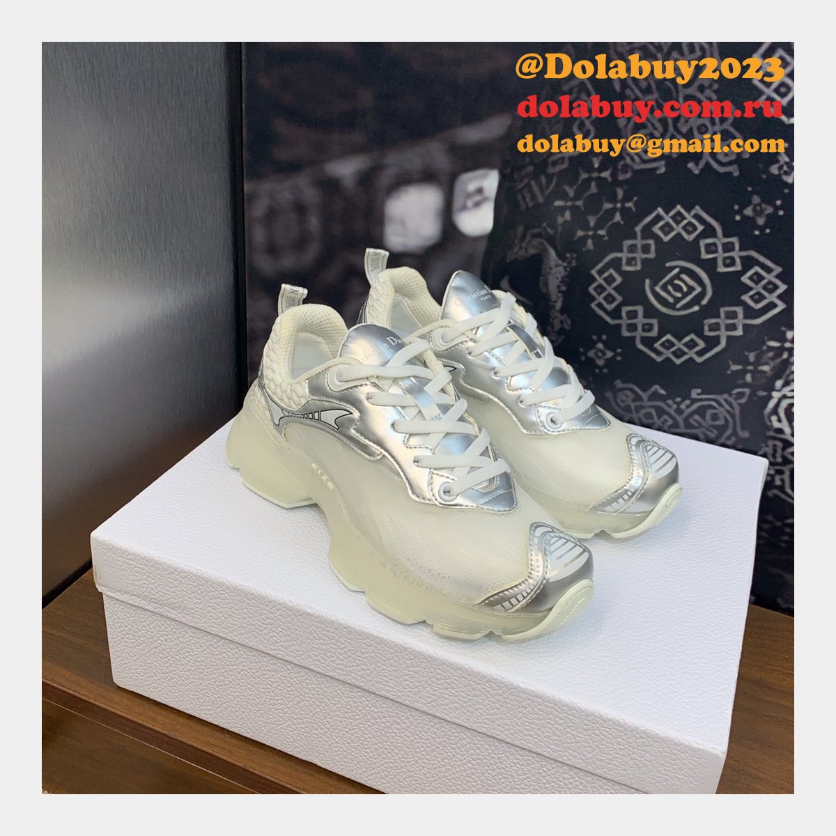 The Best Replicas Dior Vibe Sneakers AAA+ Quality Shoes