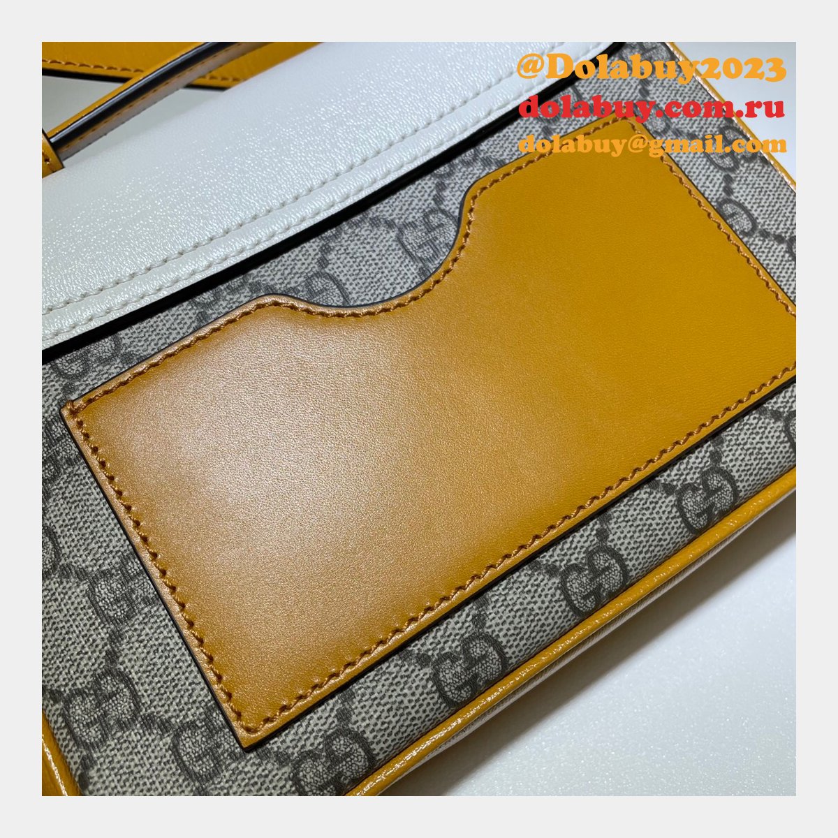 High Quality Gucci Replica 658487 Padlock mini bag in GG Supreme canvas