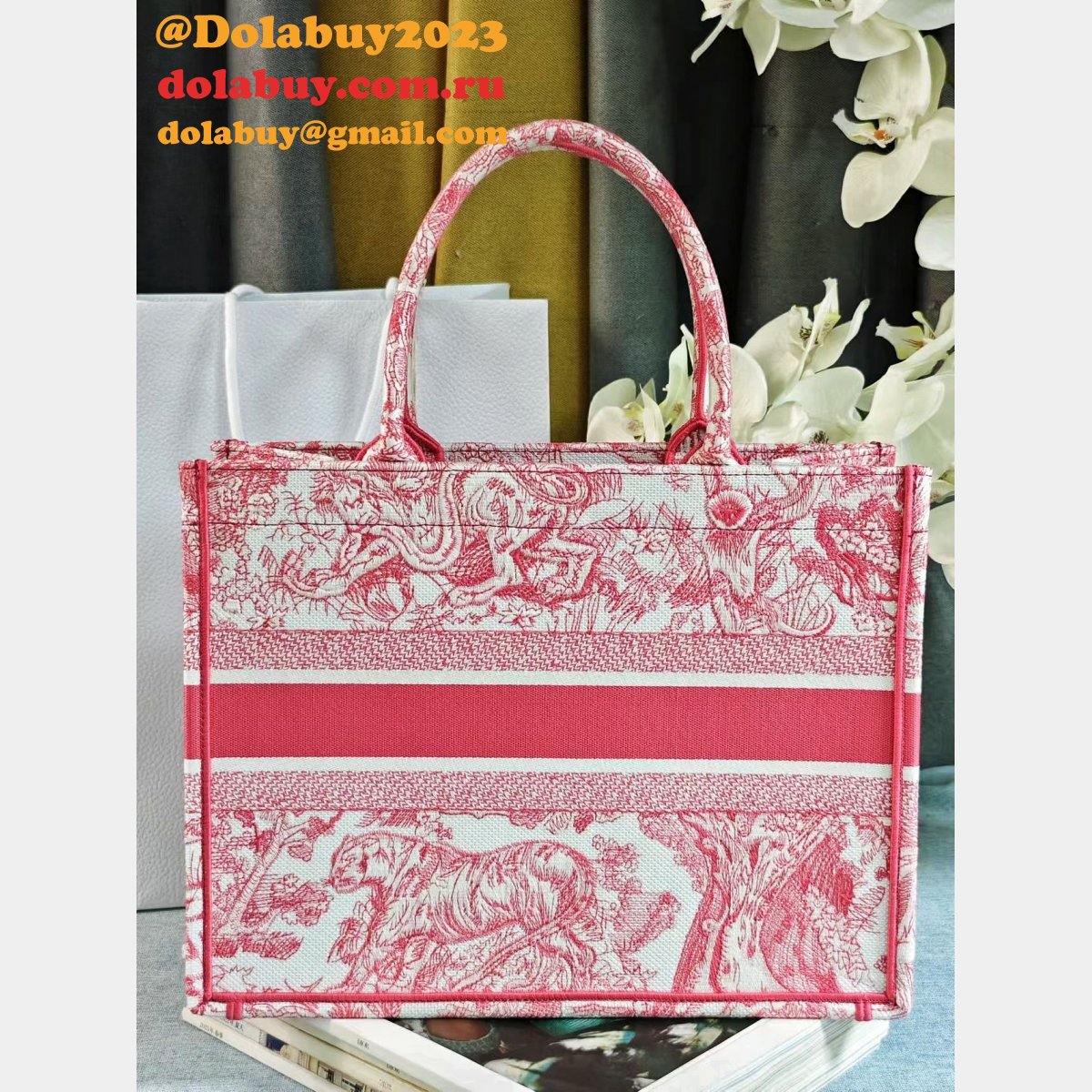 Top Quality Christian Dior Paris Reverse book Tote