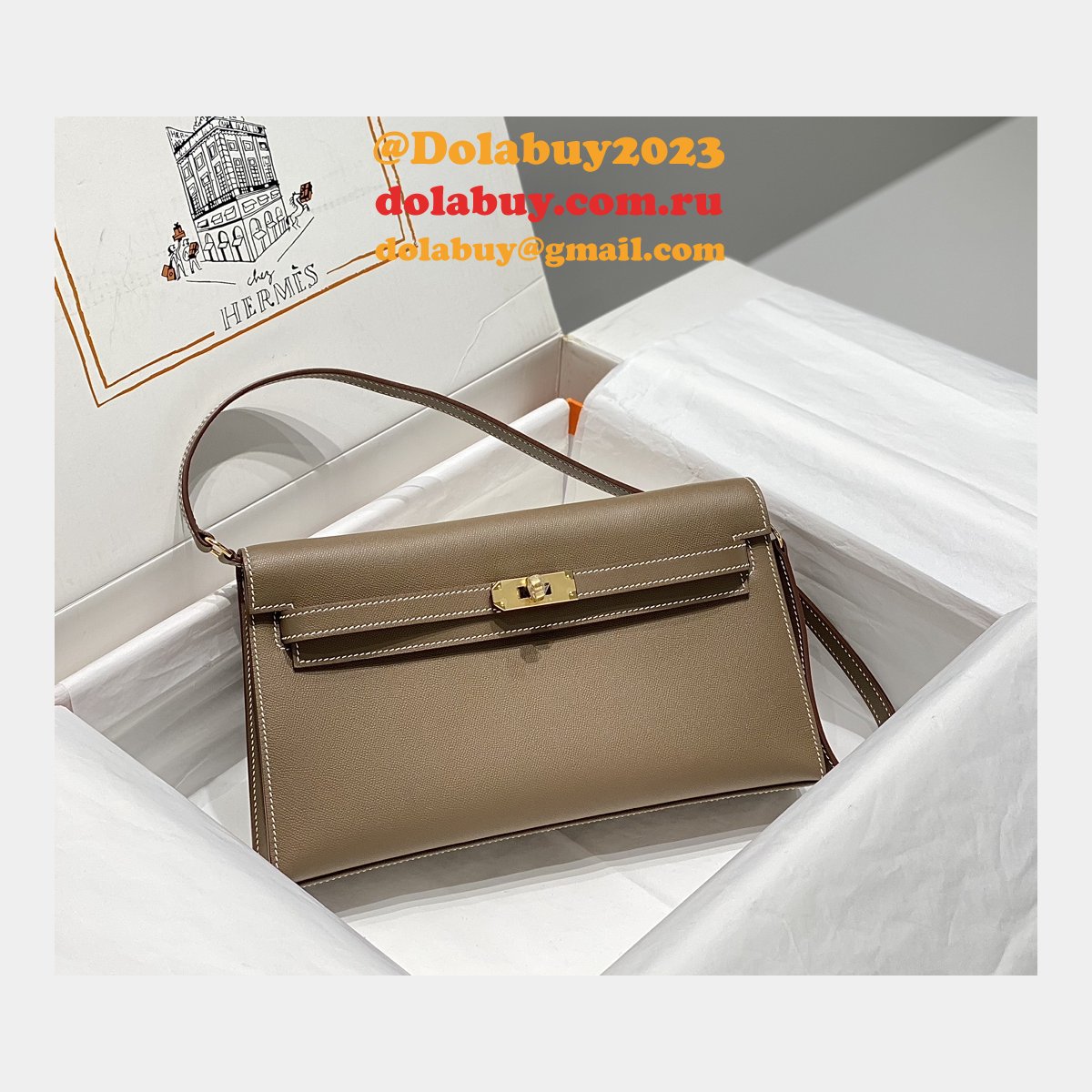 Luxury hermes kelly elan Customized Madame BAG