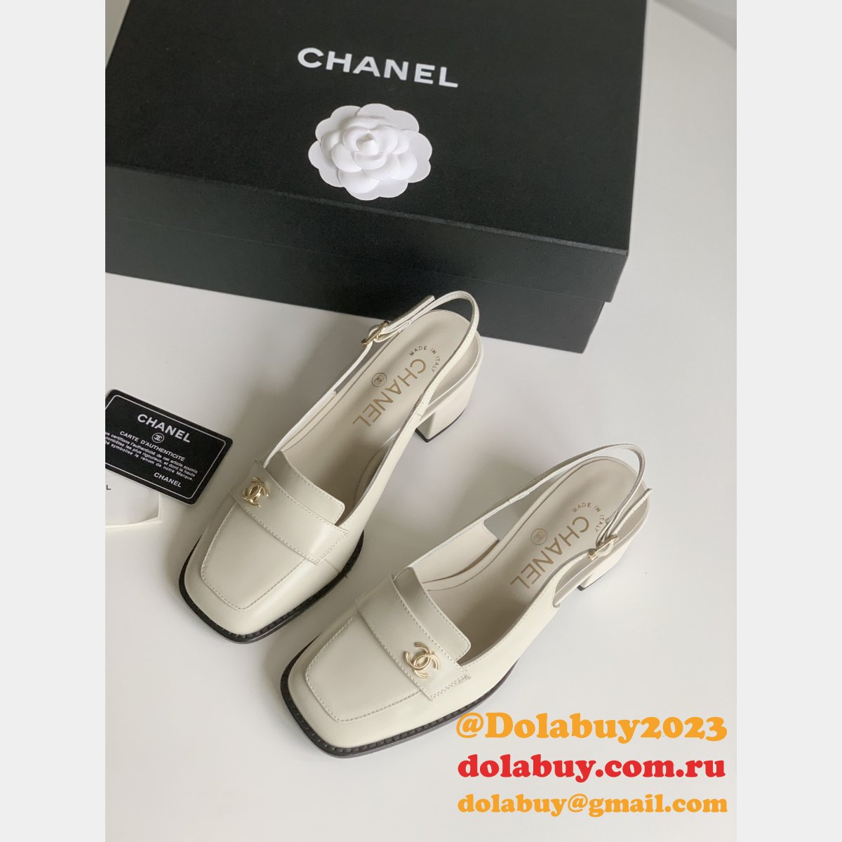 Designer Giada Slingback Loafer Pump Fake Shoes