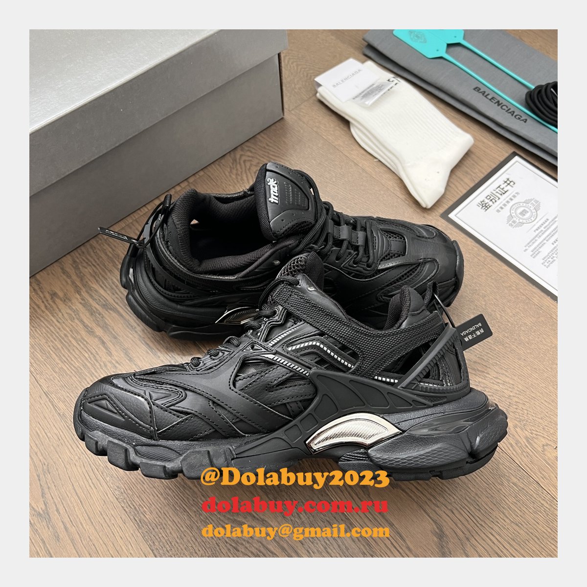 Replica Buy Balenciaga Track Trainer 4.0 Sneakers 1:1 Mirror Shoes