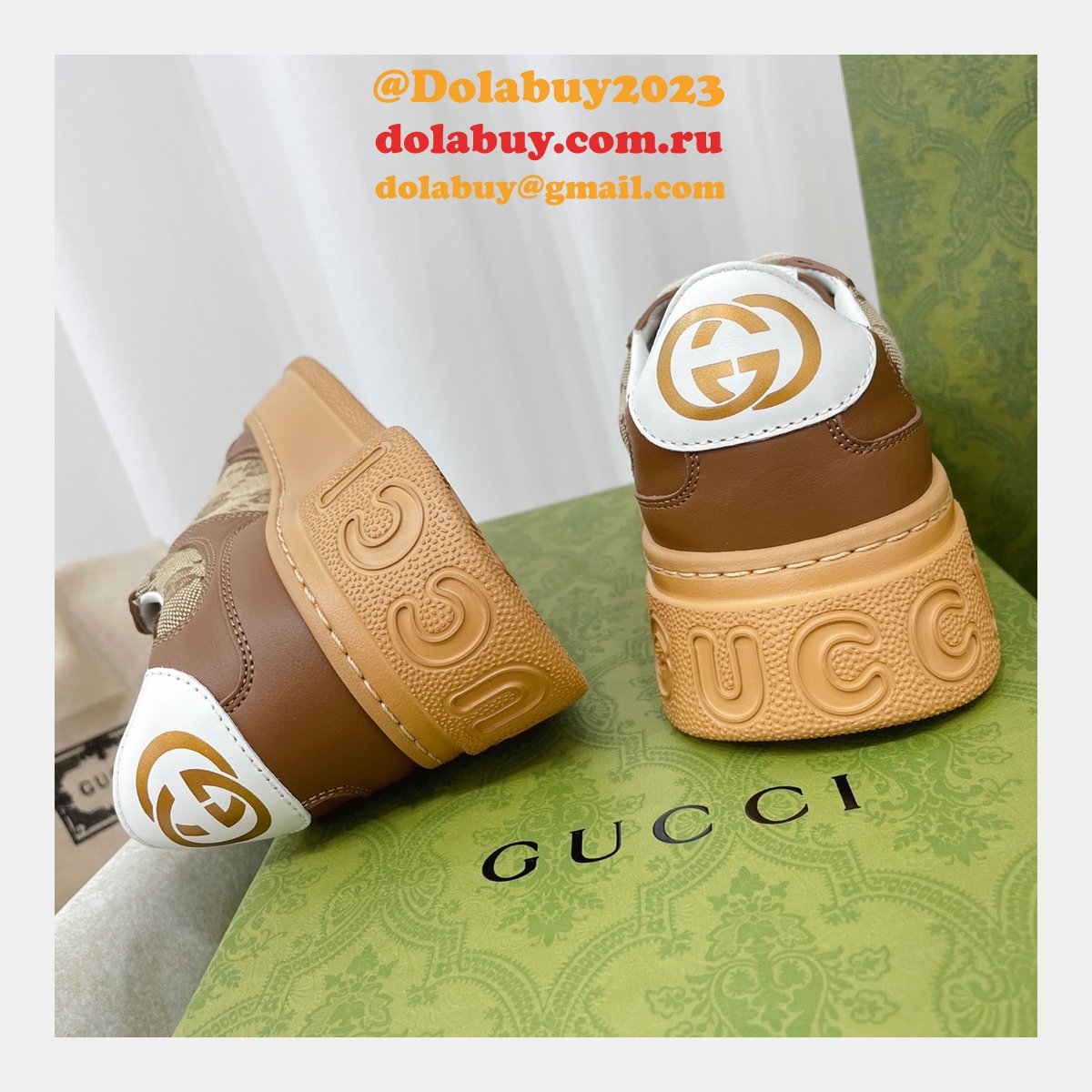 G*u*i replica gg logo shoes online